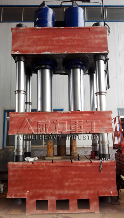 5000吨三梁四柱液压机对加工金属工件的影响